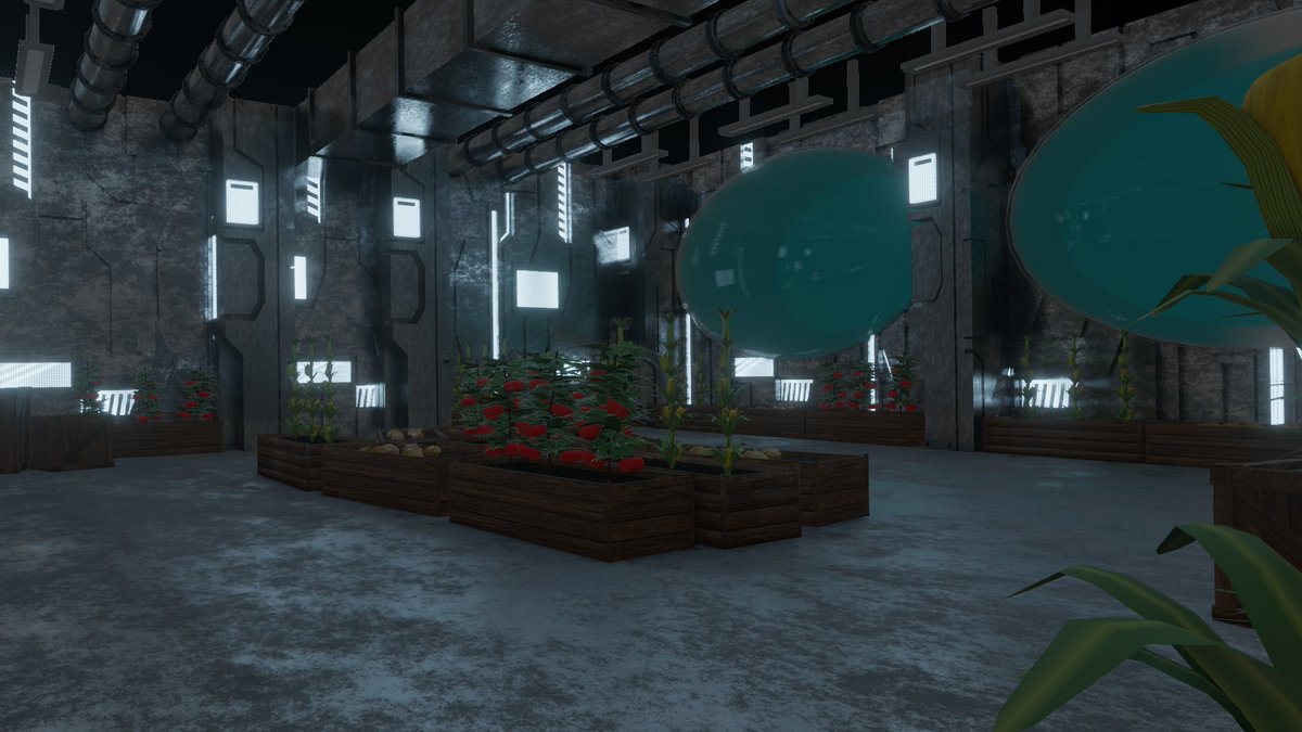 Just one of the areas from 2nd years' ARMAN STATION #scifi #horrorgame props by Shayan and Lucien, room by @TharishnaY. So looking forward to showing this off at @ngenacademy 's employer showcase, hosted at #BAFTA at the end of June 👽😱