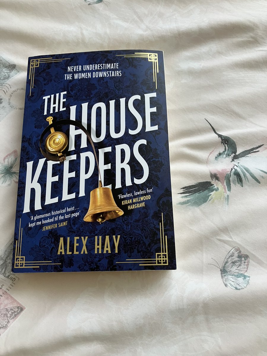 Just finished #TheHousekeepers by @AlexHayBooks. A page-turning upstairs/downstairs novel which definitely gave me Downton Abbey vibes but with the fun of a heist at its core. This one is out on the 6th of July. Many thanks to @FKedwards for sending me a proof.
#histfic #booktwt