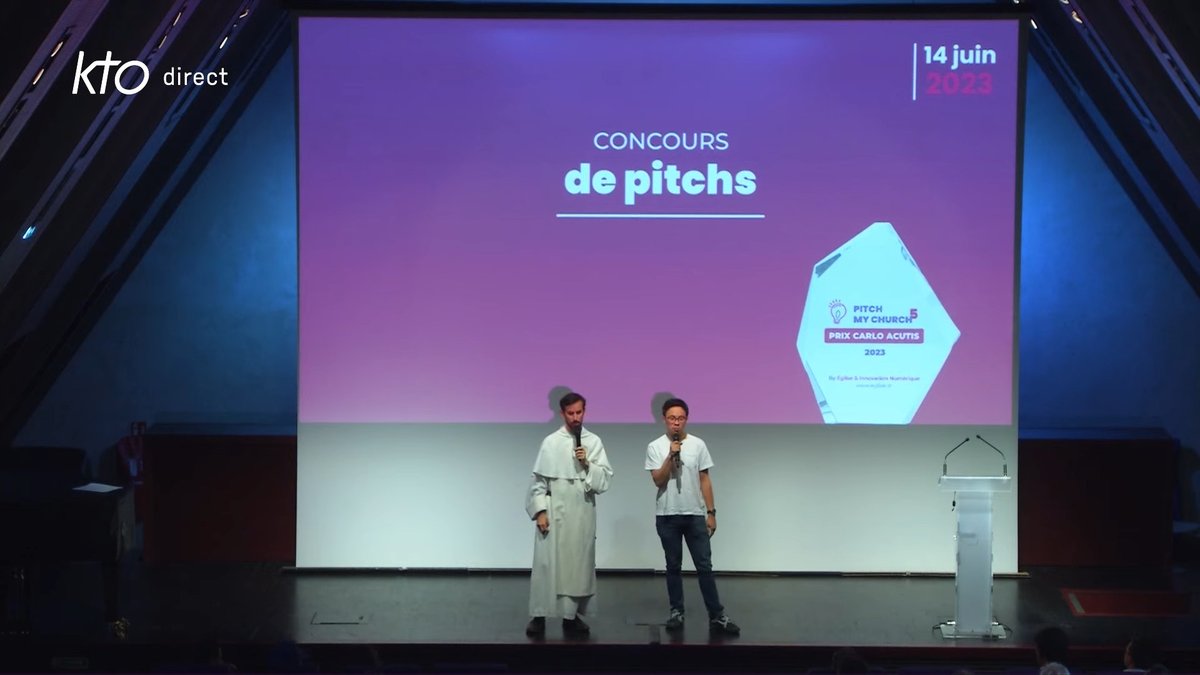 #PitchMyChurch Le concours de pitch commence : 7 entrepreneurs présentent leur projet missionnaire. 
Et soyez prêts, votre vote permettra à l’un d’entre eux de recevoir le prix #CarloAcutis, du meilleur projet de la #ChurchTech.

 👉En direct sur youtube.com/live/S4VWwfn-E…