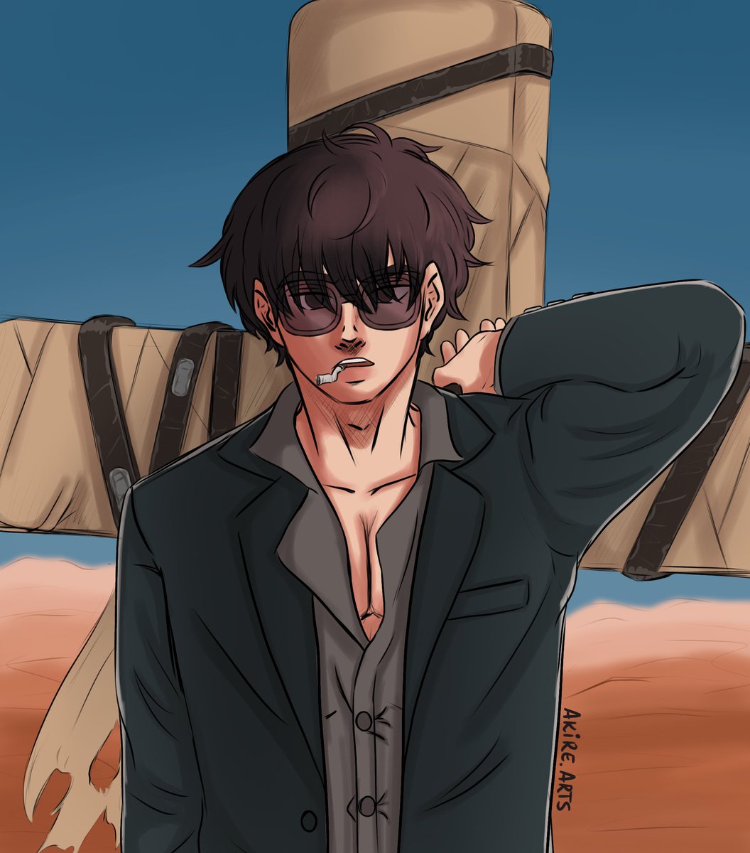 Screencap redraw #wolfwood #TRIGUNSTAMPEDE #NicholasDWolfwood