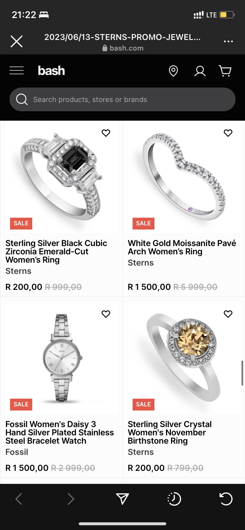 Sterns sale rings best sale