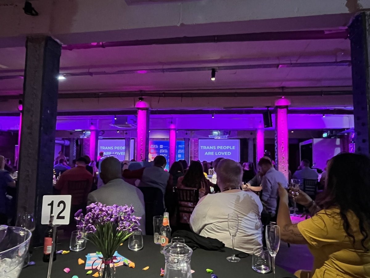 “Trans people are loved” - louder for us in the back row!! @EvaEch0 @TheQSAs <a href="/Transpareloved/">#TransPeopleAreLoved</a> <a href="/Gradconsult/">Gradconsult</a>