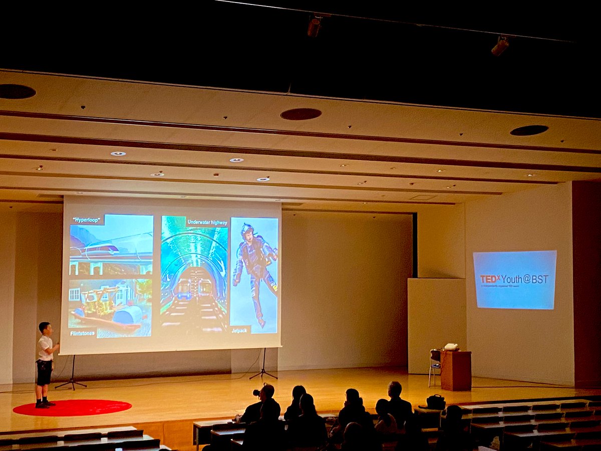 The high quality of the speakers and diverse subject matter is so impressive at today’s TEDx youth event! @BST_Tokyo