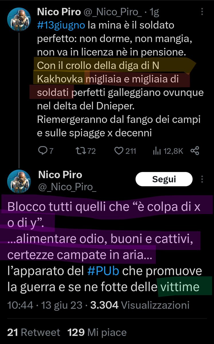 Dal 'NicoPiroVerse':
il 13 giugno @_Nico_Piro_ scriveva questo⤵️