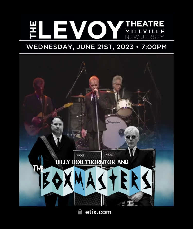 See you there! #BillyBobThorton #Boxmasters #concert #music #SouthJersey #Levoy #midweekdatenight