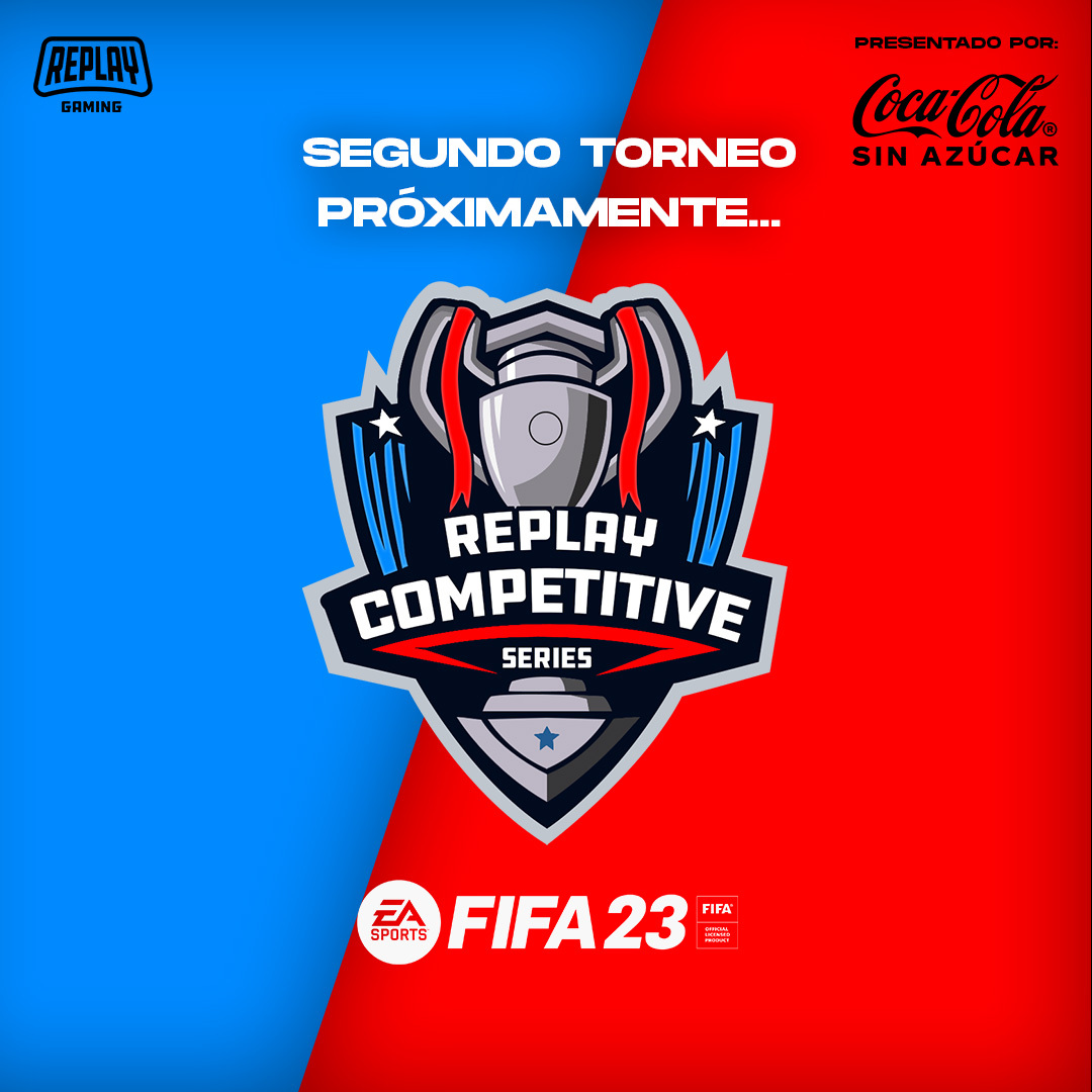 ¡El segundo torneo de Replay Competitive Series ya casi está aquí! 🔥 

Próximamente podrás inscribirte al torneo de FIFA 23, completamente gratis. ⚽️

#ReplayLatam #RCS #ReplayCompetitiveSeries #AtréveteAProbarla #LaMejorCocaColaDeTodas