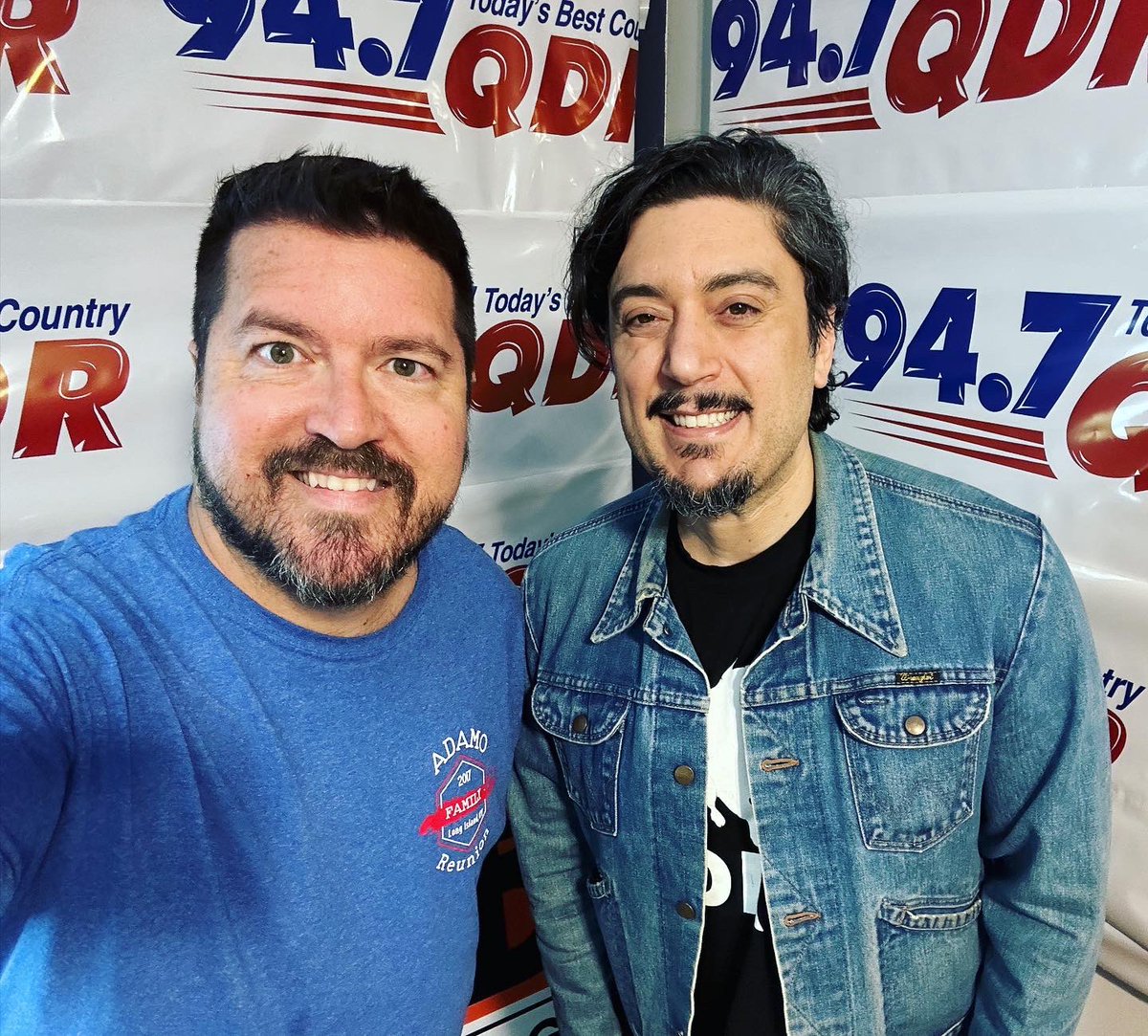 thegeorgehage's tweet photo. Quick stop at @947WQDR with @jasonadamo before the band heads down to @heroesonline #heroescon this weekend!
Catch the new song and interview on the air Sunday at 9pm! #newmusic #radio #jacktheradio https://t.co/2a1WgPKb6j
