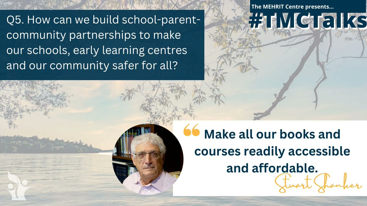 Self_Reg's tweet image. #TMCTalks
&quot;Make all our books and courses readily accessible and affordable.&quot; @StuartShanker