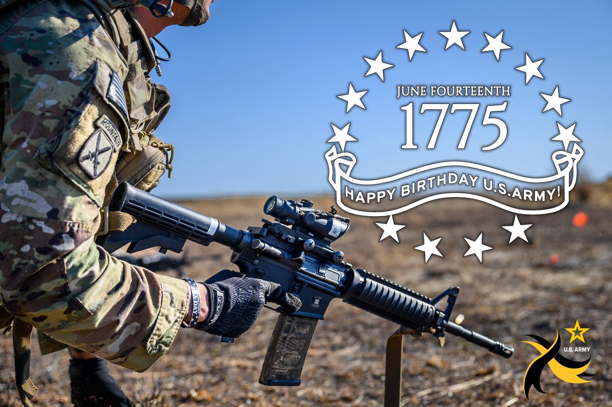 Being all you can be since 1775. Happy 248th Birthday @USArmy #ArmyBday #BeAllYouCanBe #Army1775