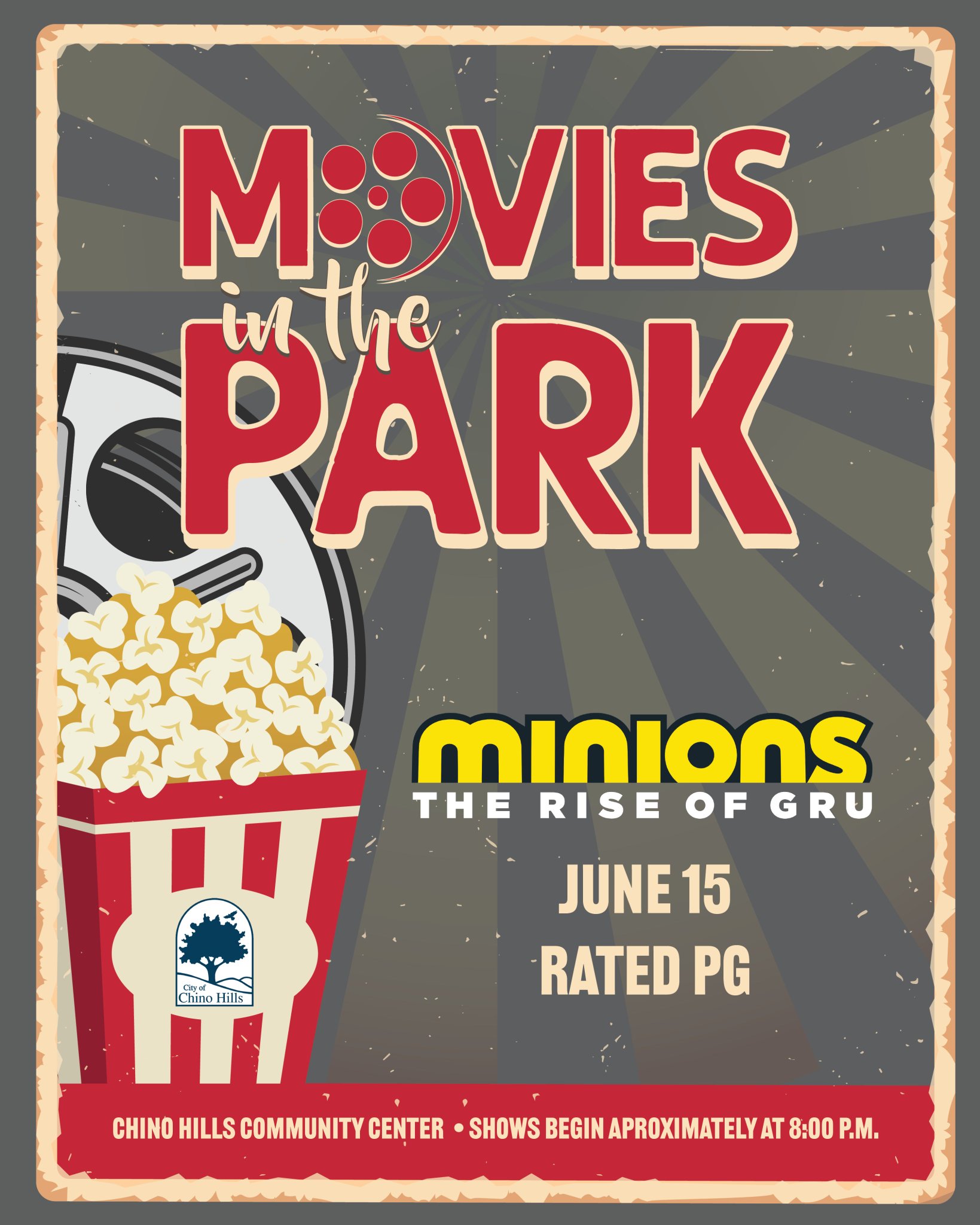 City of Chino Hills on Twitter "Movies in the Park starts tomorrow!🗣