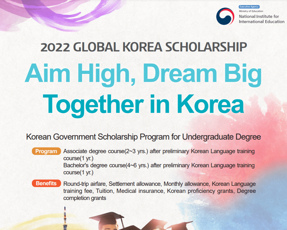 To SPM leavers who's interested in studying in Korea, you guys should apply for GKS-U this upcoming September. 

you're fully sponsored under Korea's government and no ties/bond after graduating + lots of benefits !! i didnt got all As/A+ but still managed to get through #SPM2022