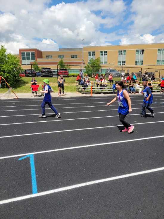 Running in our heats for Special Olympics Track event!  Beautiful day and so much fun.  ⁦<a href="/HolyRosaryM/">Holy Rosary, Milton</a>⁩ ⁦<a href="/MrJMcInnis/">James McInnis</a>⁩