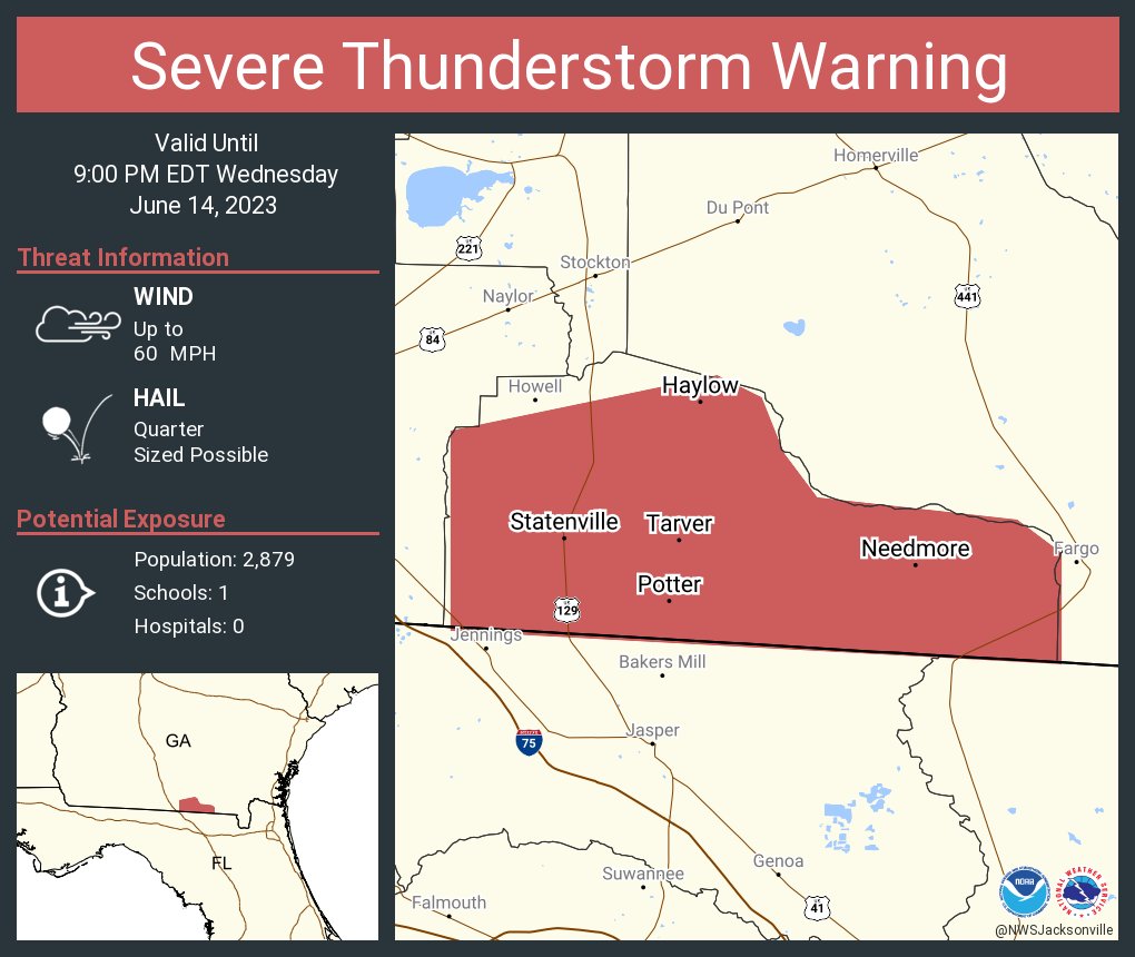 NWS Severe Tstorm On Twitter Severe Thunderstorm Warning Including