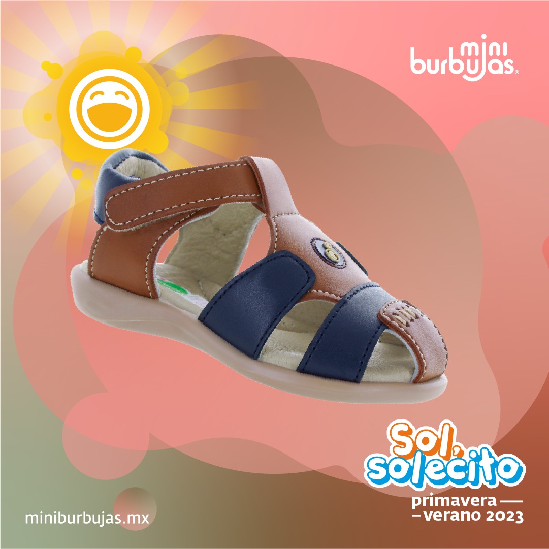 Zapatos Color Café para Niño – Mini Burbujas