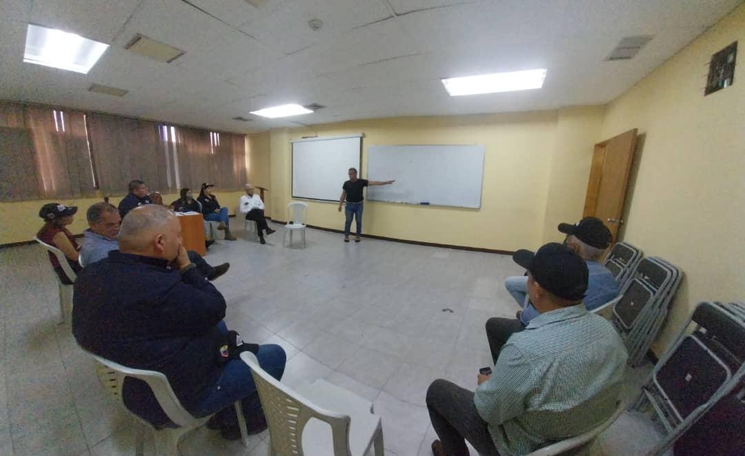 Con el equipo multidisciplinario para fortalecer los Cuadrantes de Paz.