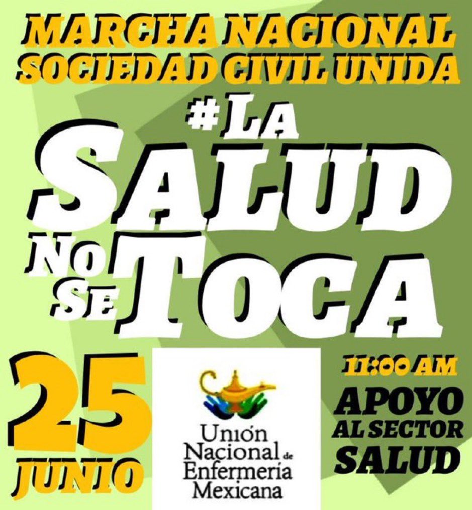 mitoguti's tweet photo. El Sector Salud manifiesta su inconformidad a 
nivel nacional ❗️
Salen a marchar por salario digno y respeto a su dignidad.

Apoyemos sus justas demandas . Nos atañe a tod@s 
#NoalAutocrata 
#EstadoDeDerecho 

#LaSaludNoSeToca 
#SocCivMx 
#LigaDeGuerreros https://t.co/cpEXDKlMvr
