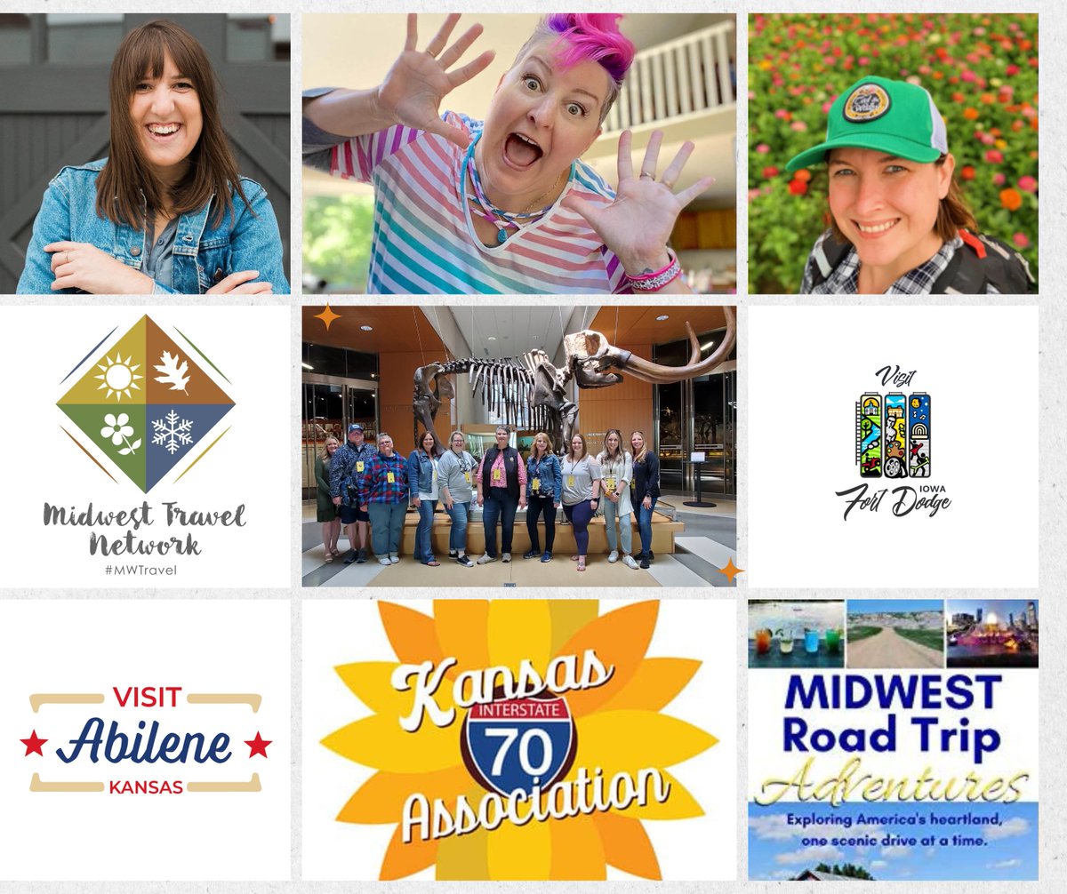 Our favorite time of year! Congratulations to our 2023 Award Winners~ @OlioinIowa @OhMyOmaha @bismancvb @visitkansasi70 @visitabilene @thelocaltourist @DannelleGay and Visit Fort Dodge, Iowa.
midwesttravelnetwork.com/midwest-travel…

#MWTravelCon23 #MWTravel