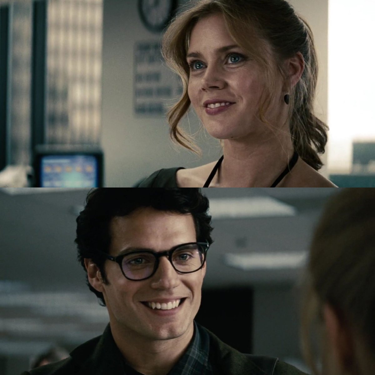 'Hi. Lois Lane. Welcome to the planet.'
'Glad to be here, Lois.' 
#ManOfSteel10Years 
#RestoreTheSnyderVerse