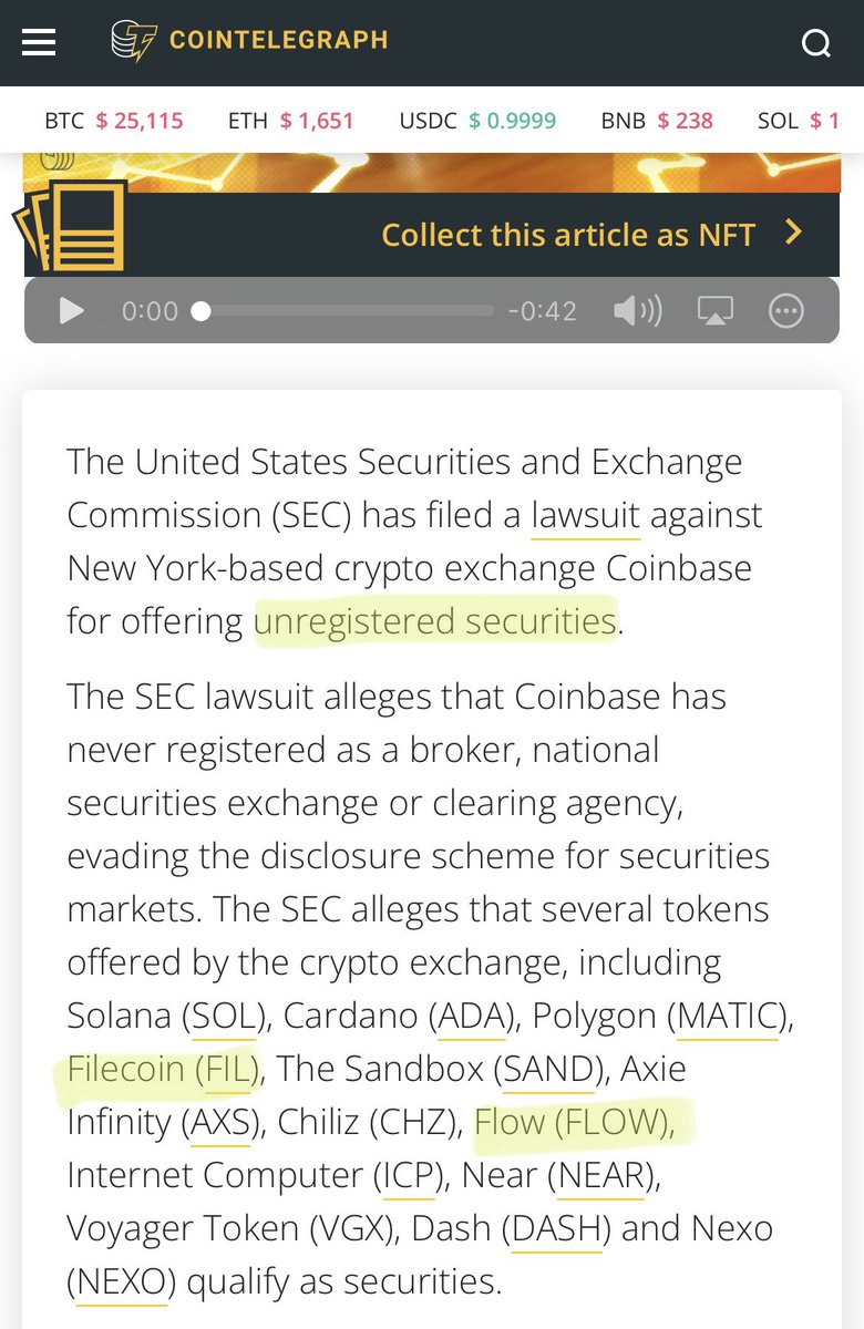 🧐 🤔 

<a href="/PrometheumInc/">Prometheum</a> has FIL and FLOW in their trading system. The SEC says FIL and FLOW are unregistered securities.