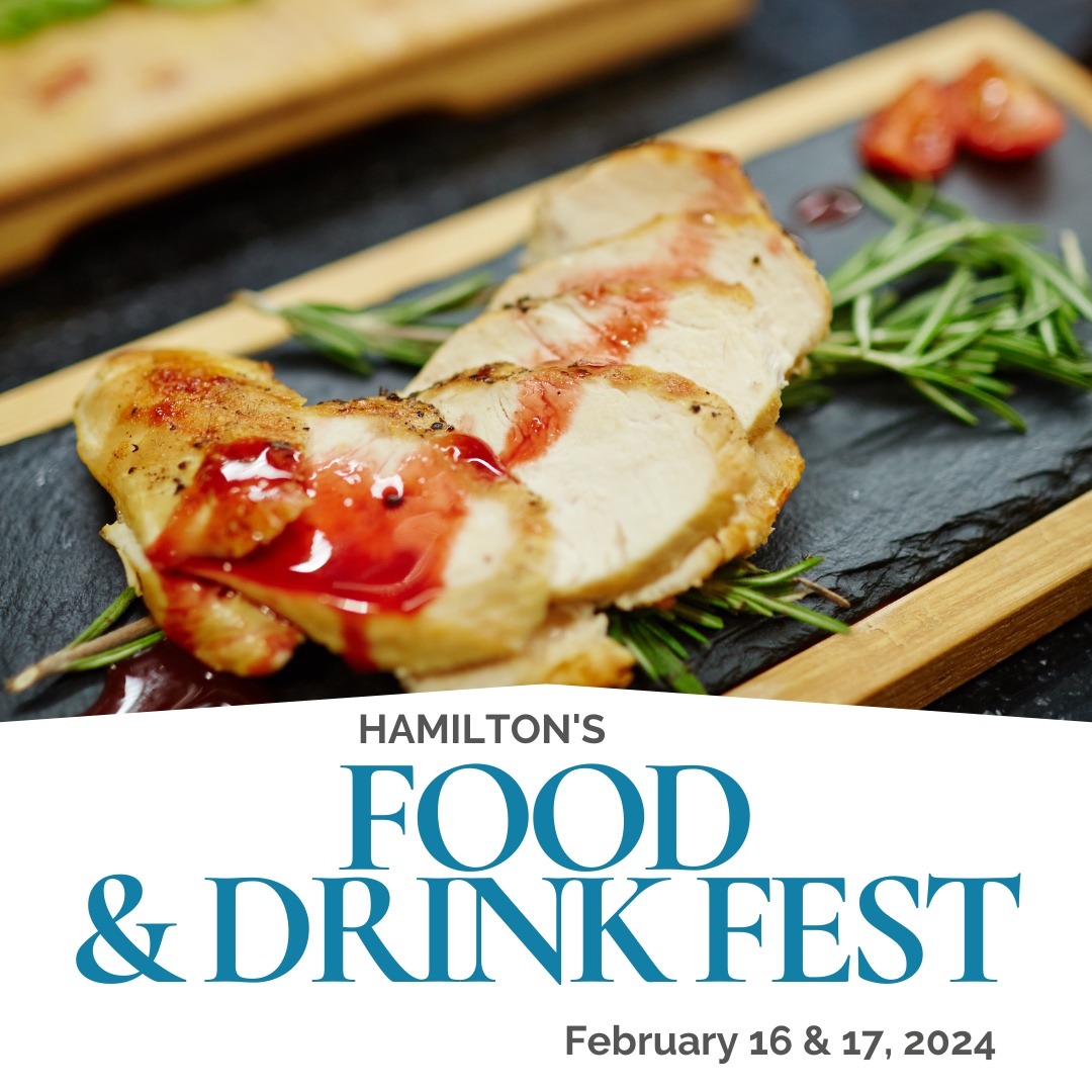 Mark your calendars! The next #foodanddrinkfest is taking place on February 16 &amp; 17, 2024. Enjoy the best food and drinks from around the world! 

#tourismhamilton
#Festival2024
#foodanddrinkfest
#hccbycarmens