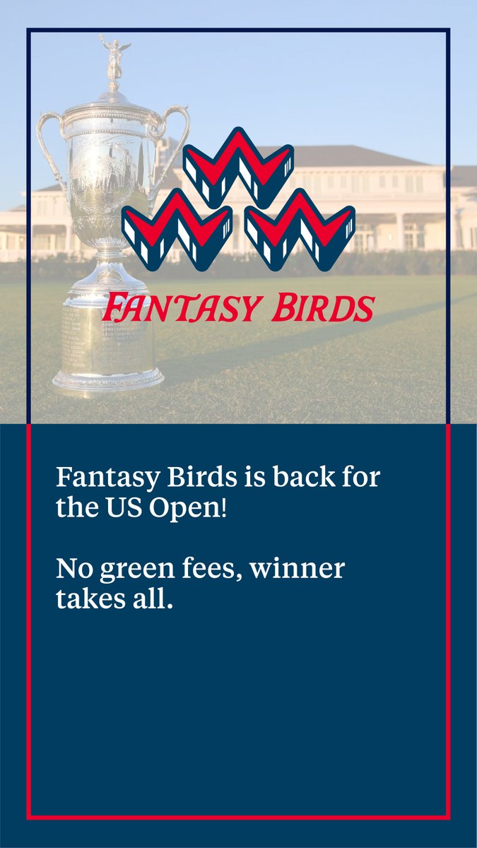 Fantasy Birds is back for the <a href="/usopengolf/">U.S. Open</a> !

Get amongst it for your shot at ultimate glory.

superbru.com/usopen/pool.ph…

$0 green fees, winner takes all.

#USOpen #FantasyBirds
