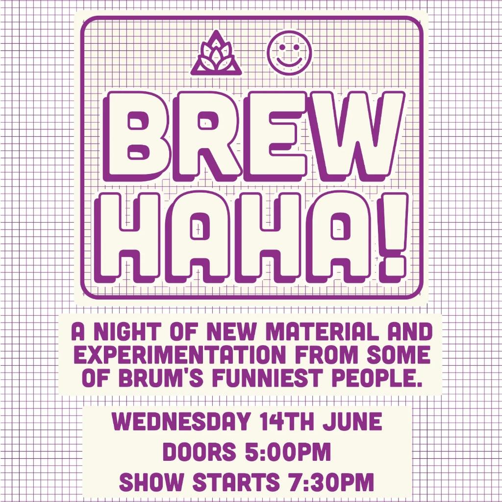 BrewHaHaBrum's tweet photo. The stage is set and the beers are flowing, so get down to @atticbrewco for a night of top comedy from Brum's finest! 
And @joelycett's car! https://t.co/vIaW0l3kCy