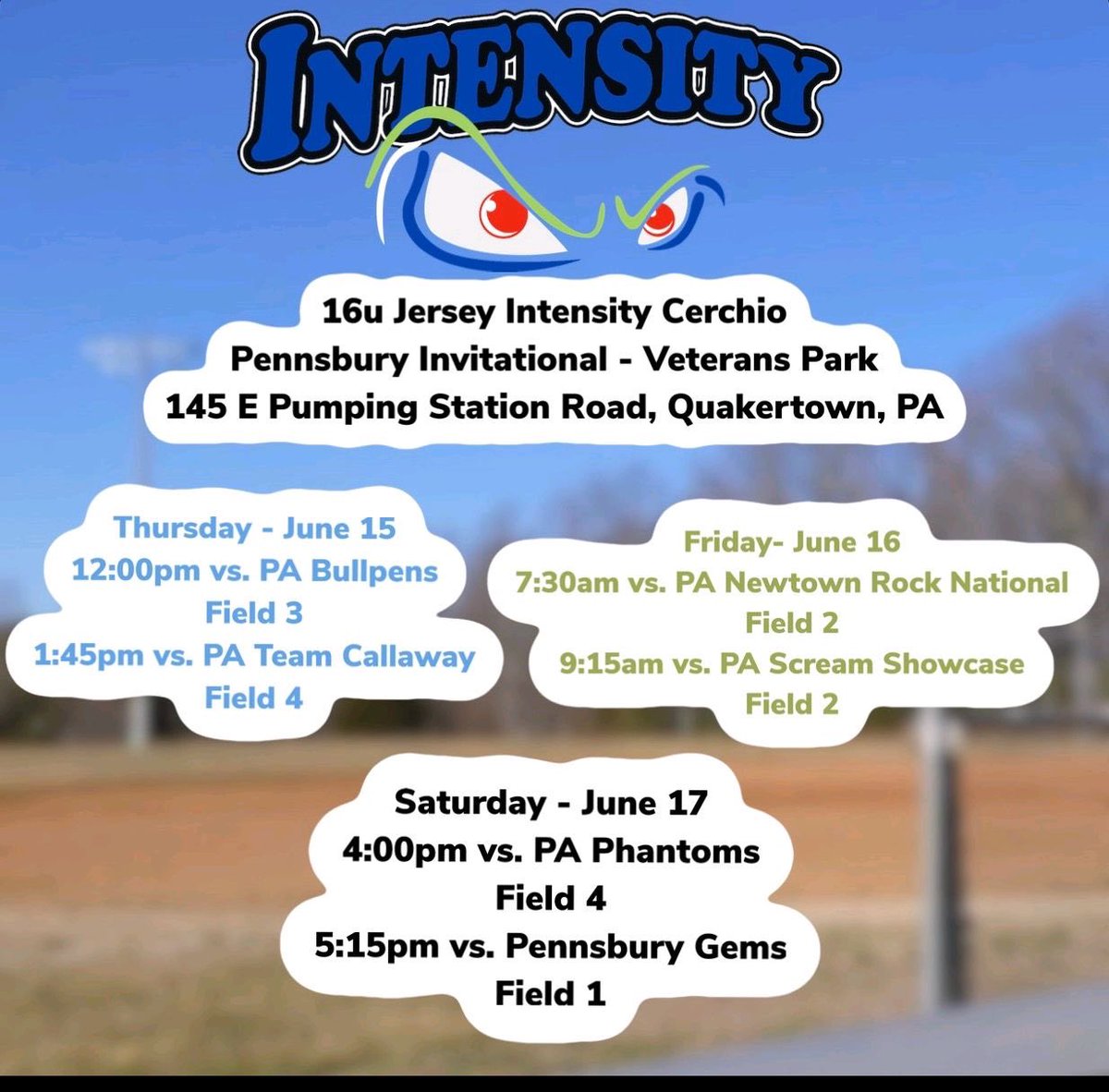 Ready to hit the dirt again with <a href="/JerseyKod/">Intensity Cerchio</a> tommorow!