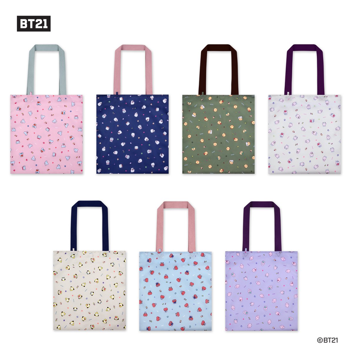 monopoly_design's tweet photo. 💜BT21 minini PATTERN ECO BAG💜

와글와글 귀여운 패턴과 넉넉한 사이즈로 짐을 가득 담아도 든든!
나들이 갈 때 유용한 데일리 에코백~

*키링은 별도 판매 제품입니다!

#에코백 #ECOBAG #가방 #BAG #데일리백 #DailyBag #일상 #에코백추천 #나들이 #Daily  #데일리 https://t.co/DtwSINGxcQ