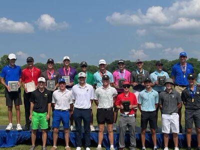 William Pruitt shoots 77-79 in State Finals for T39 out 102 golfers!
William caps off his spectacular career by being named All-State based on his outstanding season scoring average! 👍⛳️