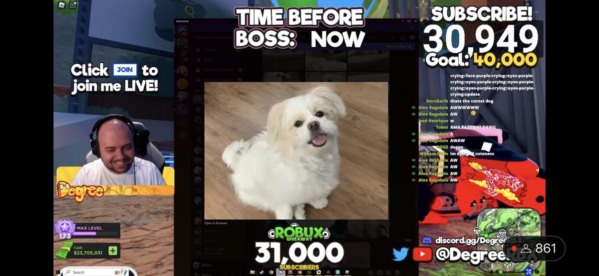 owhitekitty's tweet photo. just joined @DegreeRBX stream is that the new boss???🤨 https://t.co/CCIi7jdHY9