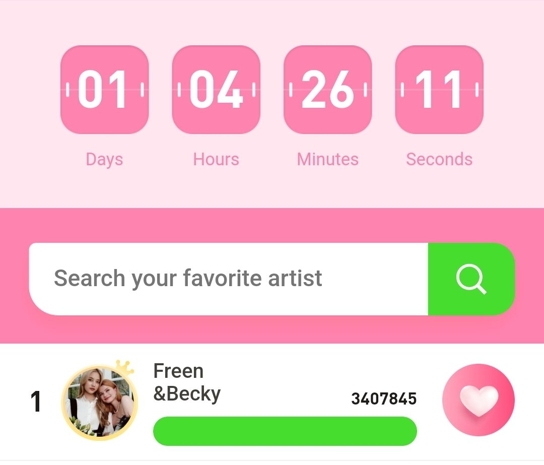 1DAY AND 4HRS LEFT KEEP GOING 👏🤝 #ฟรีนเบค FREE VOTE 😙

#JamPlanet #Freen #Becky - 2023 The Sweetest Screen Couple In Asia Pacific (Close: Jun.16) jamplanet.net/?_ic=jp-2ihqdv…