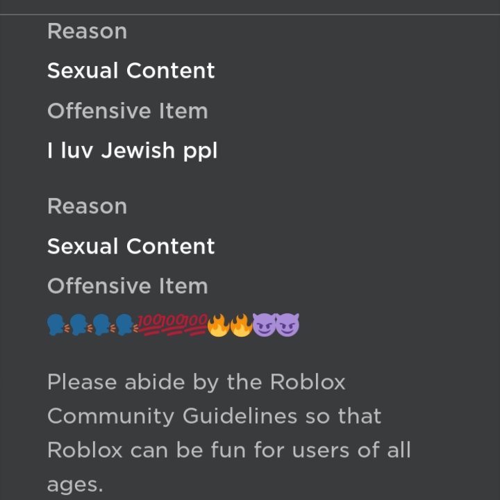 ashrobbin's tweet photo. @Roblox hates Jewish people😔😔😔❗️❗️❗️ https://t.co/9EJ5lTNlF9