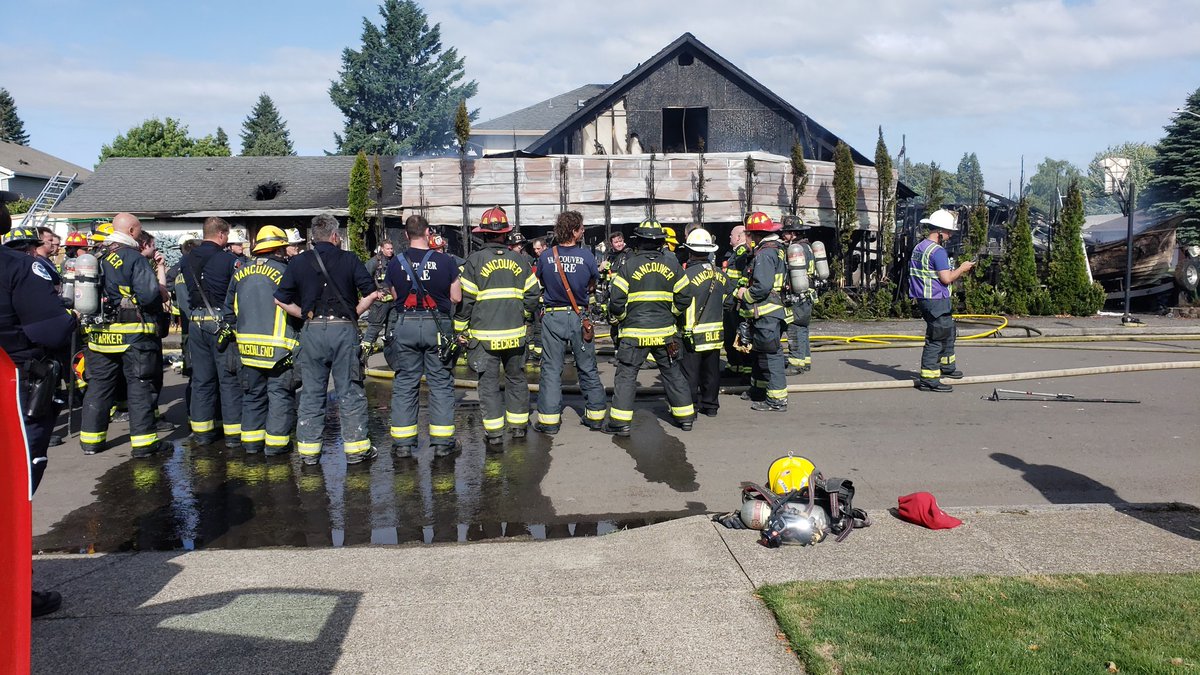 2nd Alarm House Fire In Vancouver, WA