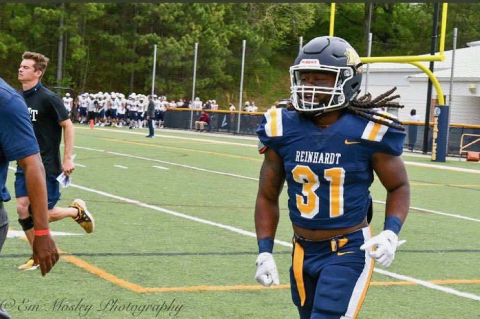 AGTG Blessed to receive my first offer from Reinhardt University. <a href="/Coach_JMiller/">James Miller</a> @A1Willzz <a href="/Coach_Twatson66/">Tommy Watson</a> <a href="/GetEm_Brooks/">Coach Brooks</a> <a href="/JHolmes20___/">Jamarkis Holmes Ed.S</a>