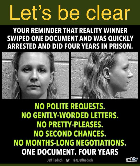 Chris Hayes talking with the attorney for Reality Winner today..

Fair & equal justice for all Americans?

#RealityWinner #TrumpIndictment