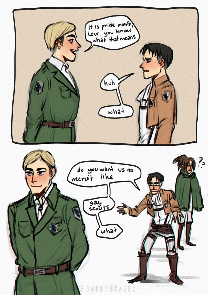 you know what that means, levi

#aot #AttackOnTitan #LeviAckerman #erwinsmith