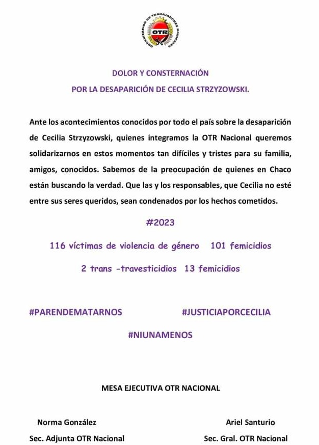 #JusticiaPorCecilia