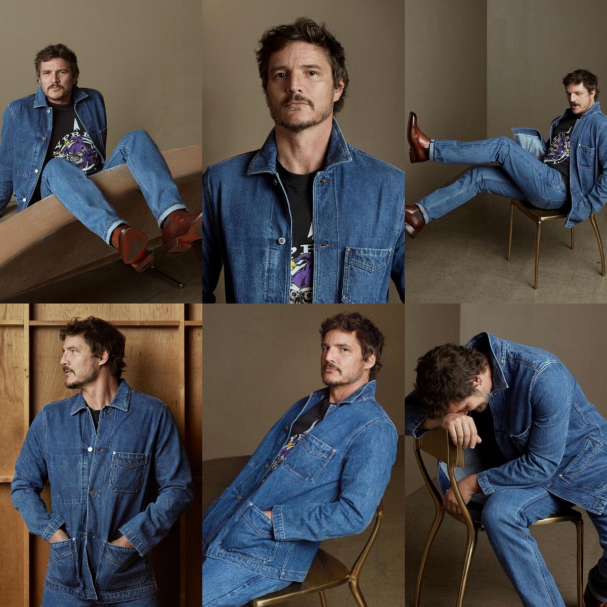 i'm never going to move on from pedro pascal in the double denim, sorry not sorry 👖✌️