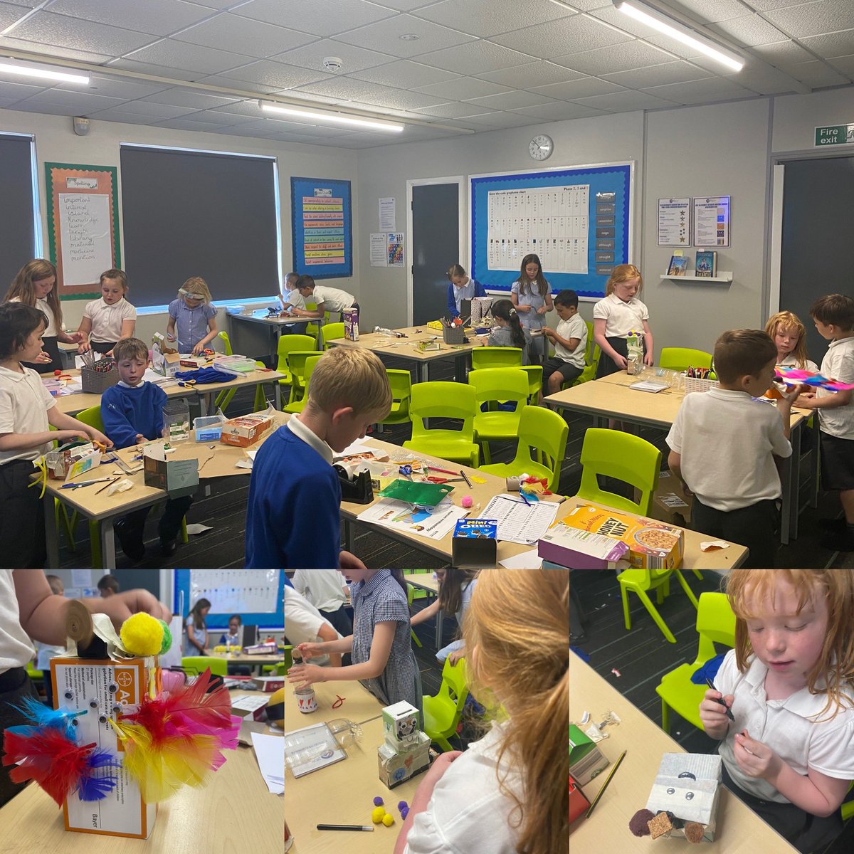 We took part in the Institute of Imagination Save, Make and Reinvent workshops this week. Our children throughly enjoyed being creative, problem solving, working collaboratively and having fun.