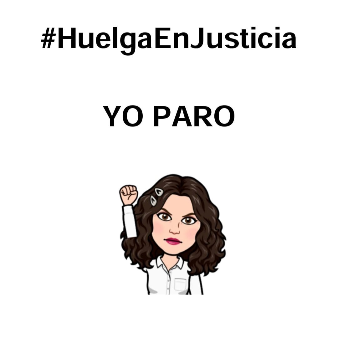 #HuelgaEnJusticia 
#huelgafuncionariosjusticia 
#HuelgaDeJusticia