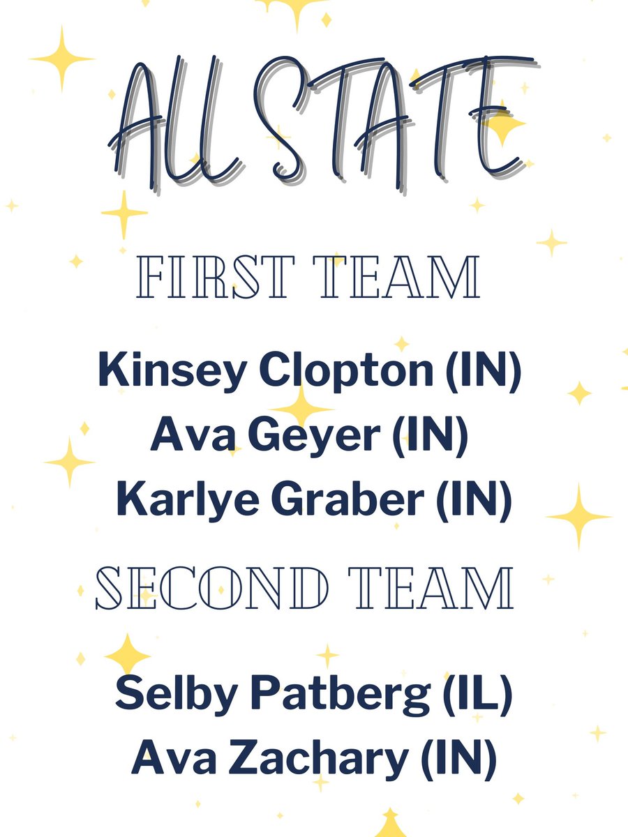 BIG S/O to our girls for making ALL STATE!!! @karlyegraber @clopton_kinsey @ava_geyer @selbypatberg @ava_zachary 
#BuiltDifferent #All-State