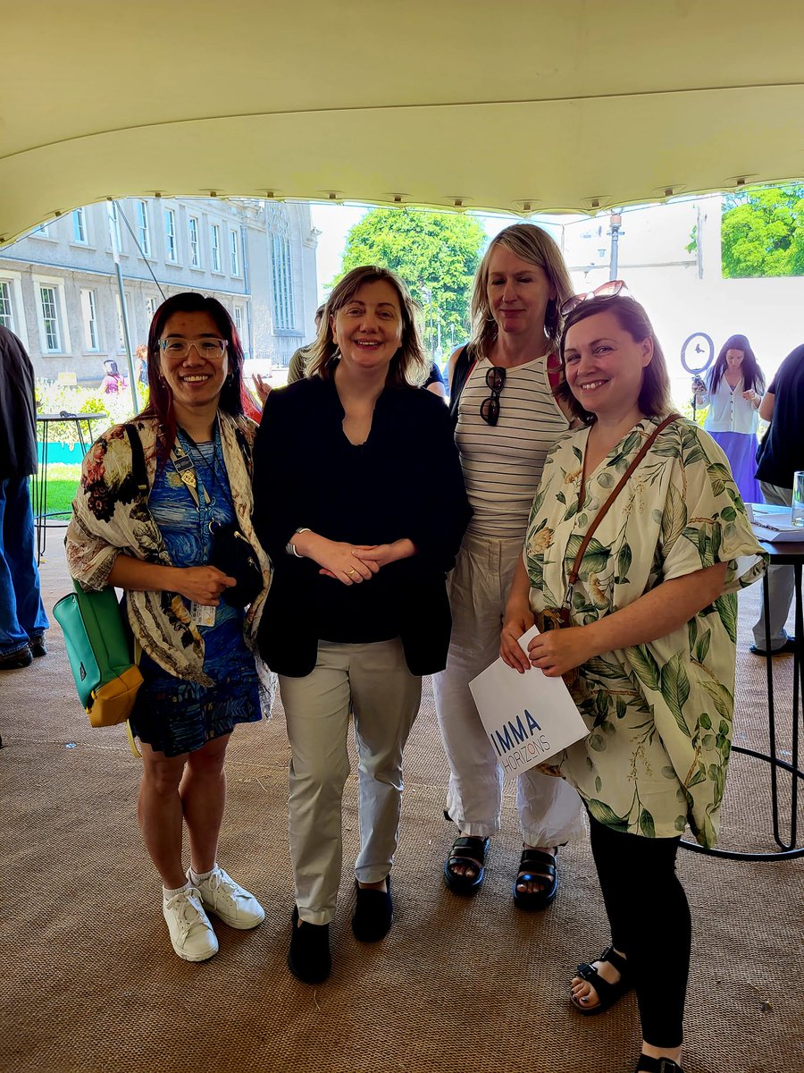 RoNevx's tweet photo. Congrats BairbreAnn &amp; Sheena Barrett leading out today at @IMMAIreland Horizons Launch. Brilliant discussions, filled with curiosity, creativity, and connections across the life course. Look forward to continued interactive learnings and collaborations. #CreativeLifeMISA https://t.co/dJVkD1gghV