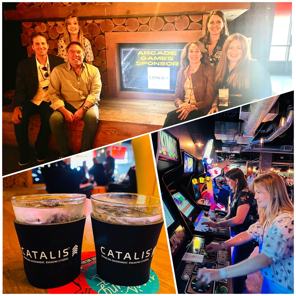 CatalisGov's tweet photo. Had a blast sponsoring the arcade games at Punch Bowl Social last night! #NAST2023 #Catalis #CollegeSavings #529 #CSPN https://t.co/vRdlMUZnVG