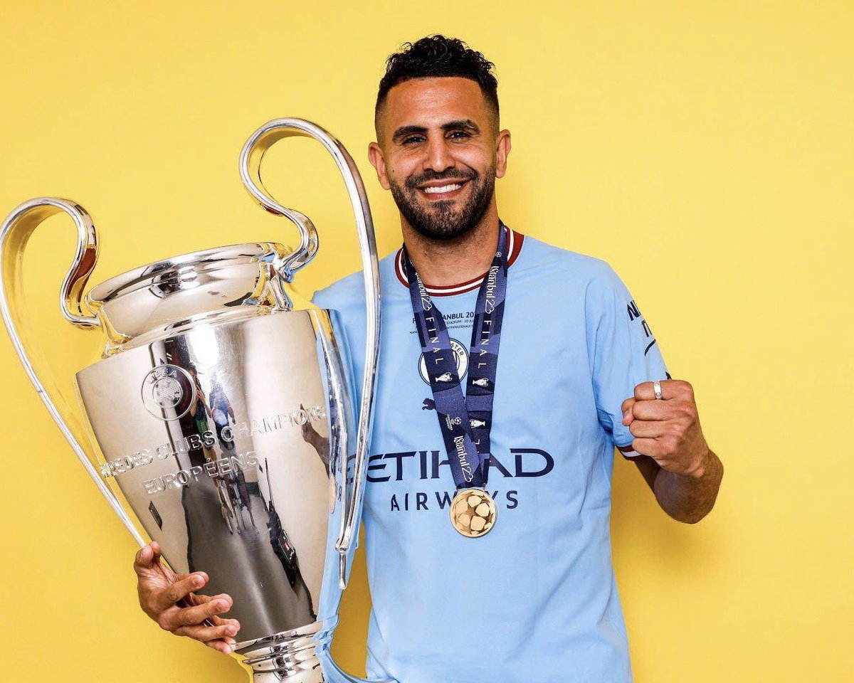 City_hq's tweet photo. BREAKING: Al Ahli have submitted an official contract bid to Riyad Mahrez. Negotiations are underway on the player side, and ‘talks’ are expected to be continued soon.

[@FabrizioRomano] https://t.co/U3eQ9kcefq
