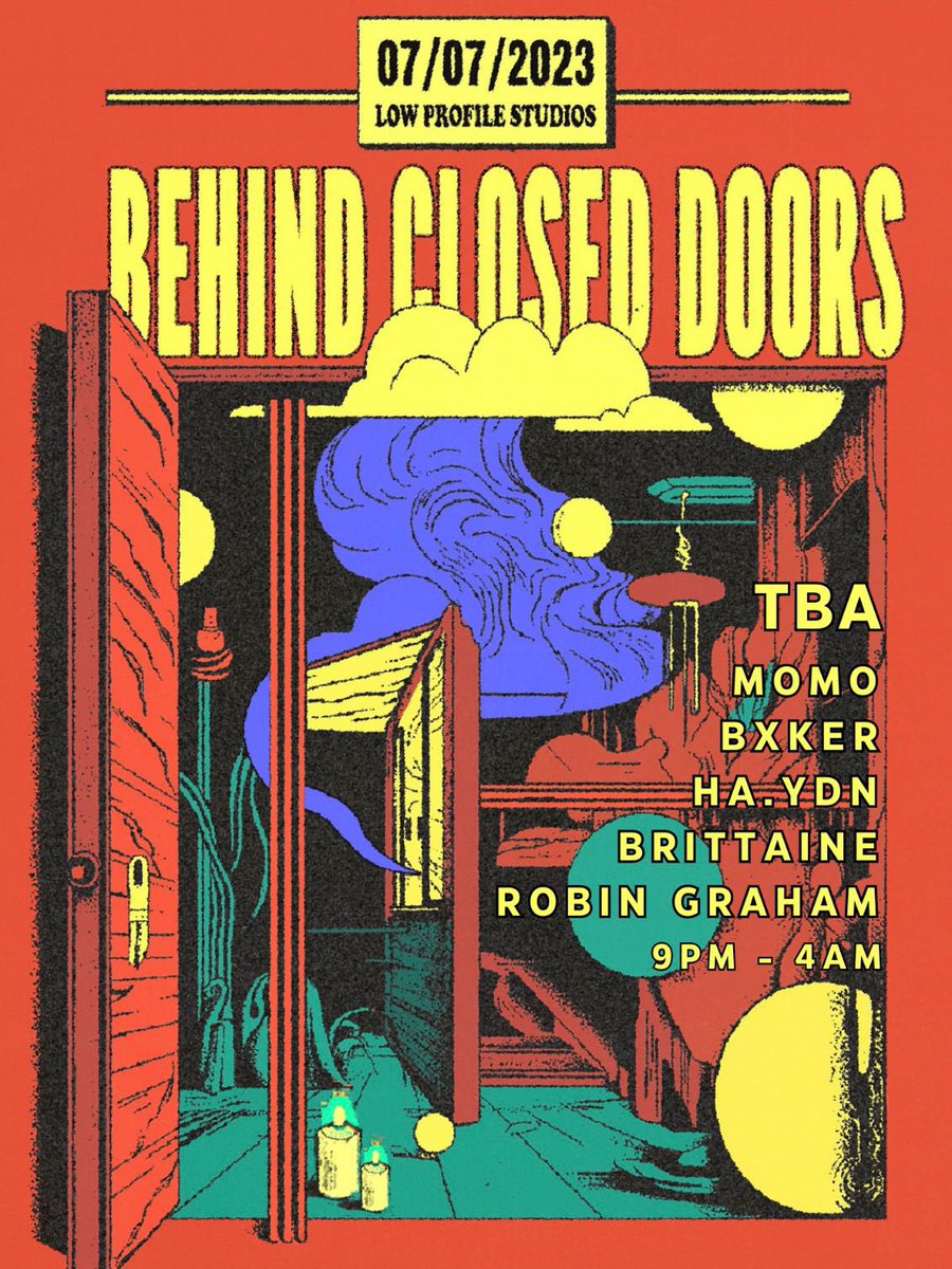 Behind Closed Doors | Low Profile Studios
2nd Birthday | 9pm - 4am

Tickets available via RA…🎟️

Who’s joining us for the celebrations…🎈