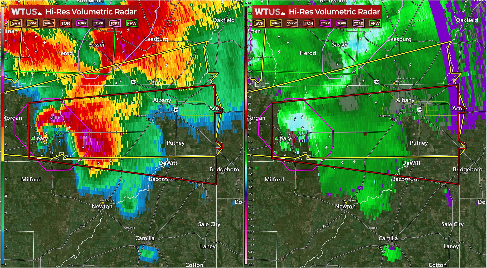 Weather Track US on Twitter "Tornado Warning for Leary, Putney