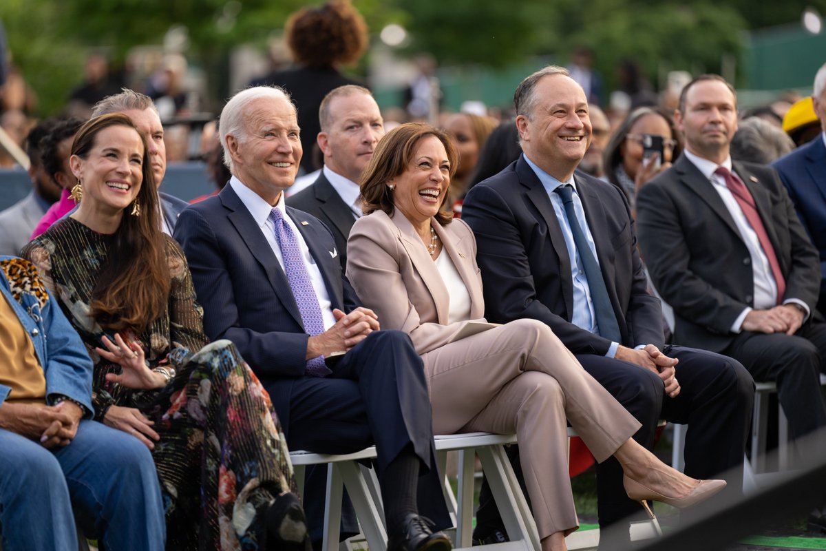 POTUS46Archive's tweet photo. Last night's performers helped us feel the power of Juneteenth and Black Music Month. https://t.co/bFROMceHnL