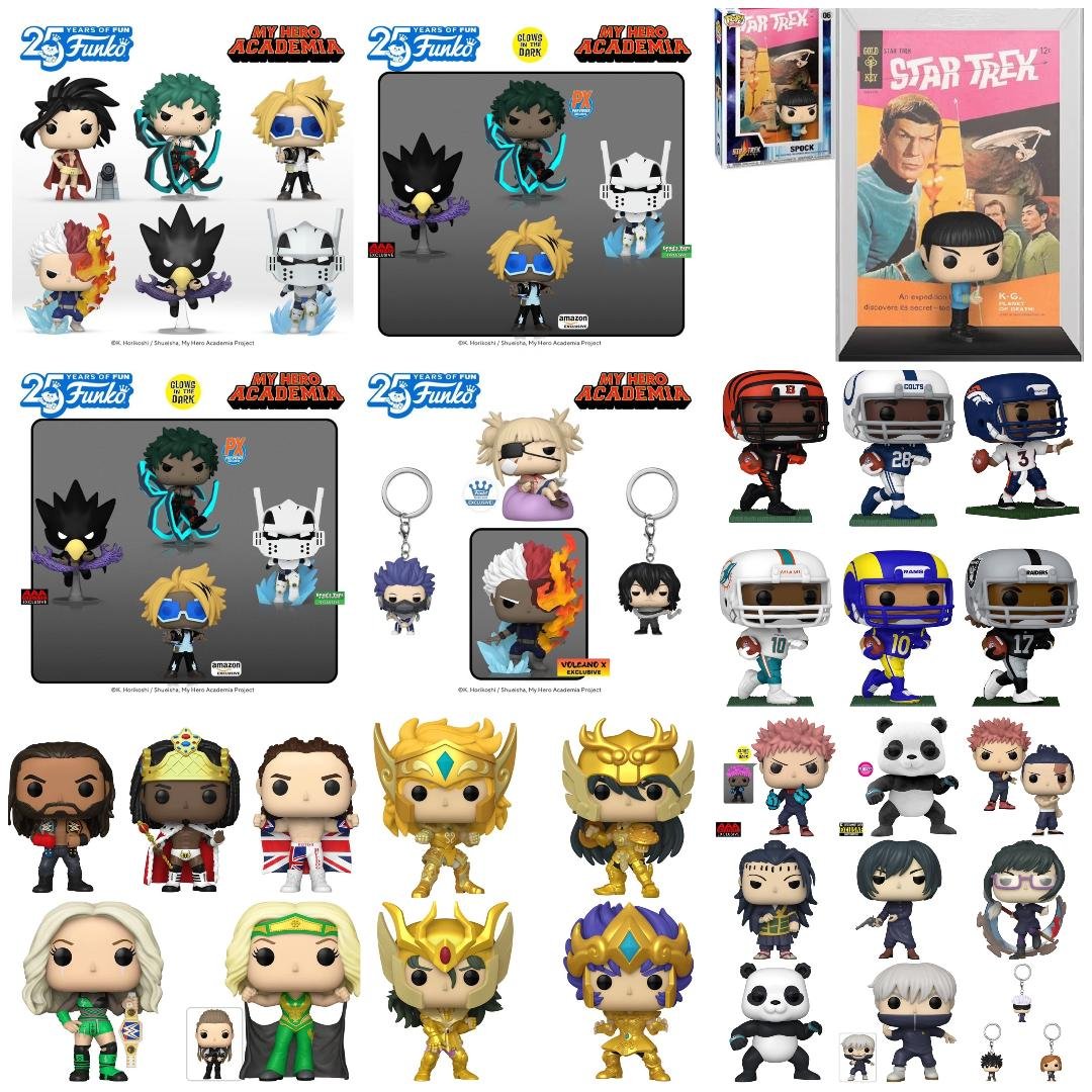besværlige Præfiks anekdote Funko POP Hunters on Twitter: "A look at today's reveals. What were your  favorites!? Pre-order below. #Funko #popvinyl #funkopop #ad My Hero Academia  Entertainment Earth ▻ https://t.co/0U9XYGh6S1 Amazon ▻  https://t.co/oUwfQQyFzr Exclusives PX