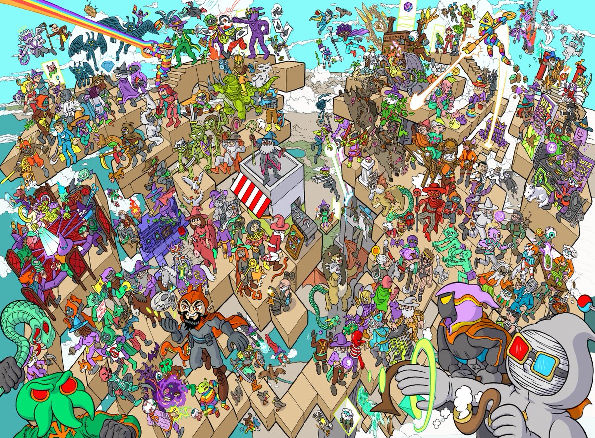 Today is the 100th Wizard Wednesday!!! There will be an airdrop for show attendees today.

But before that, we have a free mint! 

Open NOW for the next 2 hours only! 1 mint per holder!
app.manifold.xyz/c/wizardwednes…