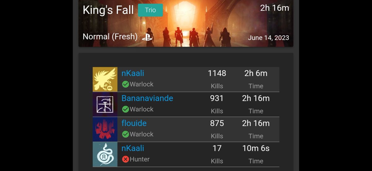 flouide's tweet image. Decouverte Three Man Fresh King's Fall. GG à Nkaali et @bananaviande.